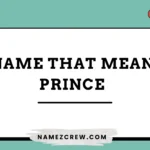 names that mean prince