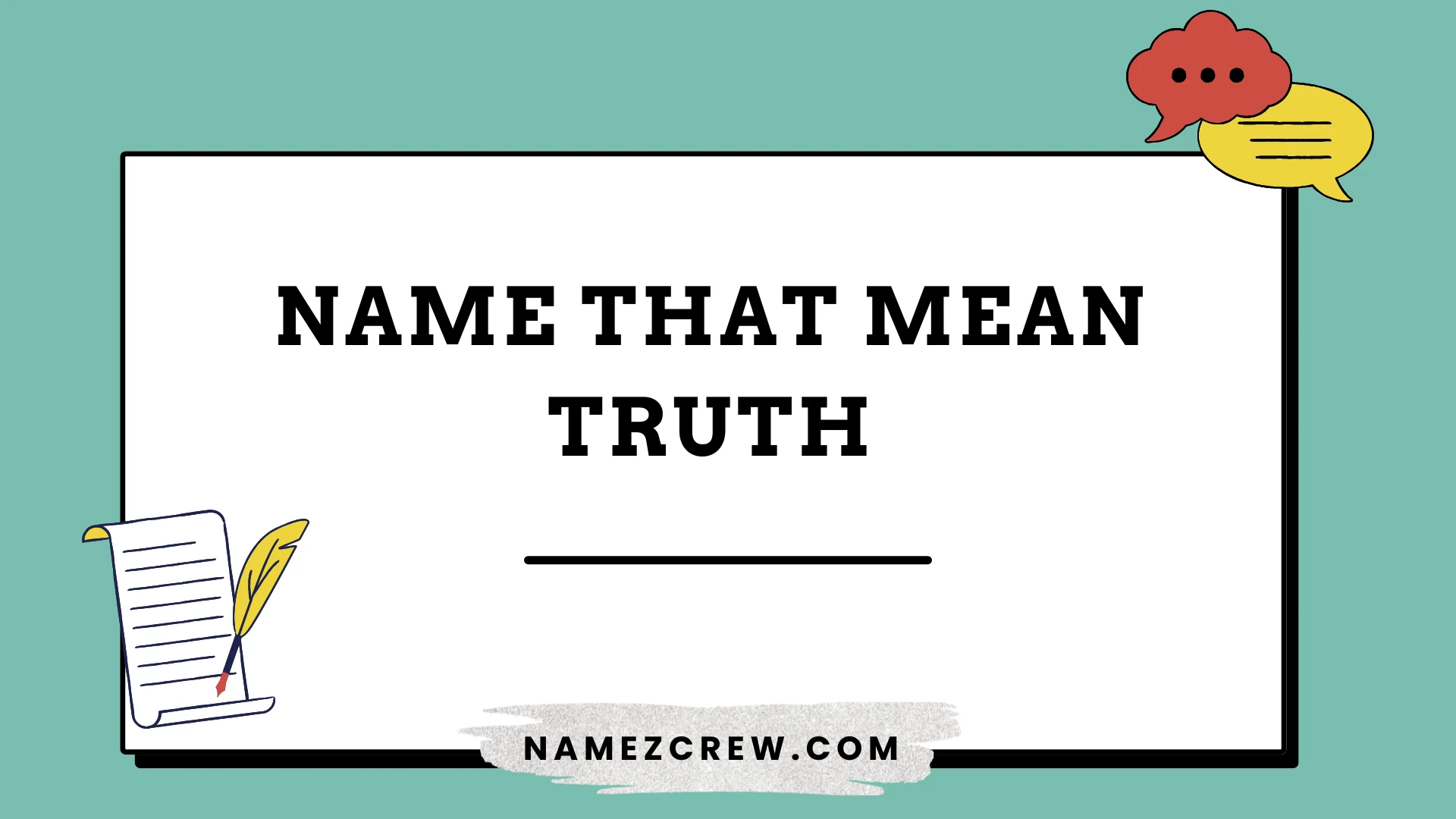name that mean truth