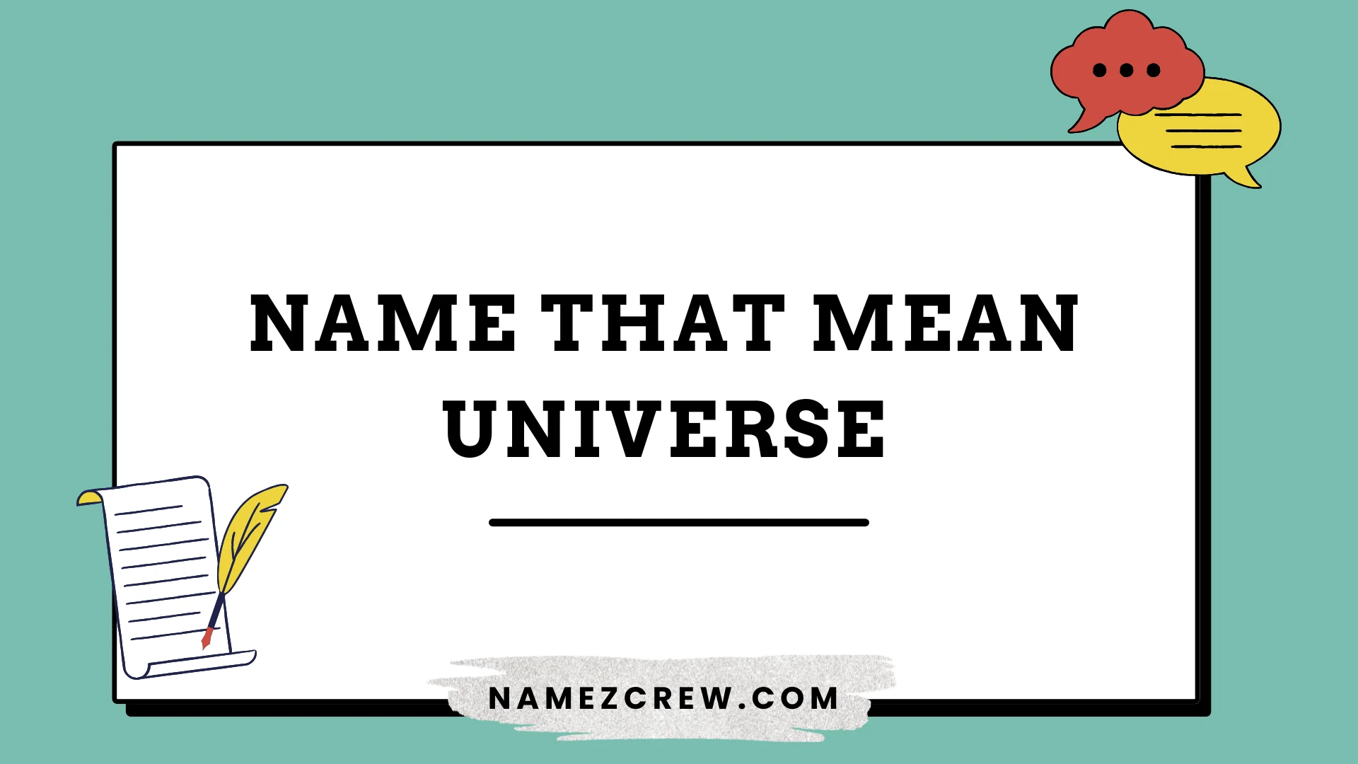names that mean universe