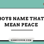 boys names that mean peace