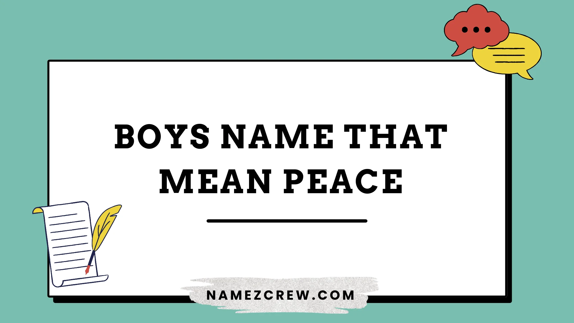 boys names that mean peace