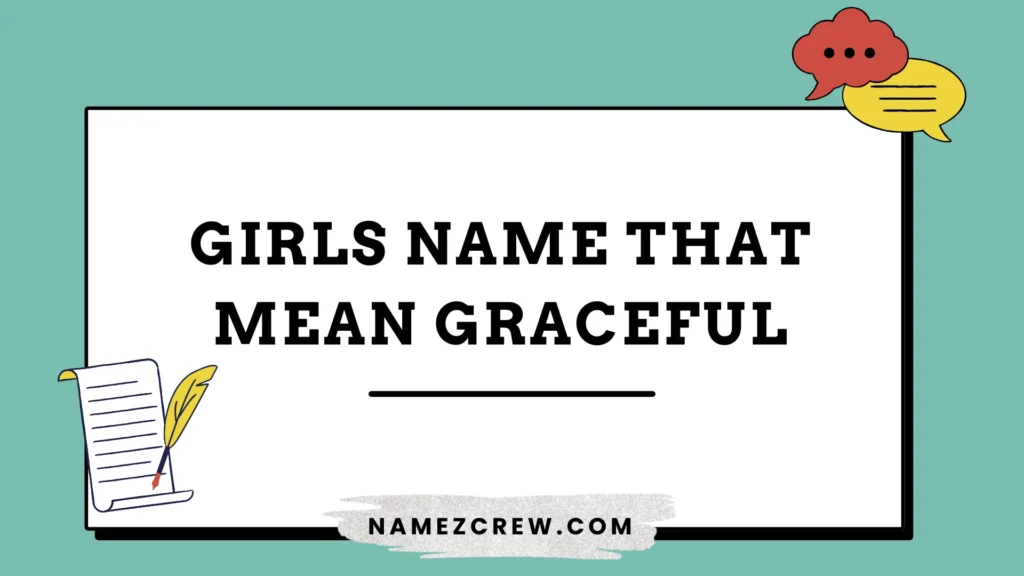 girls names that mean graceful