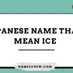 japanese names that mean ice