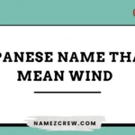 japanese names that mean wind
