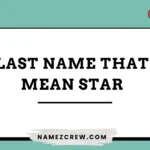 last names that mean star