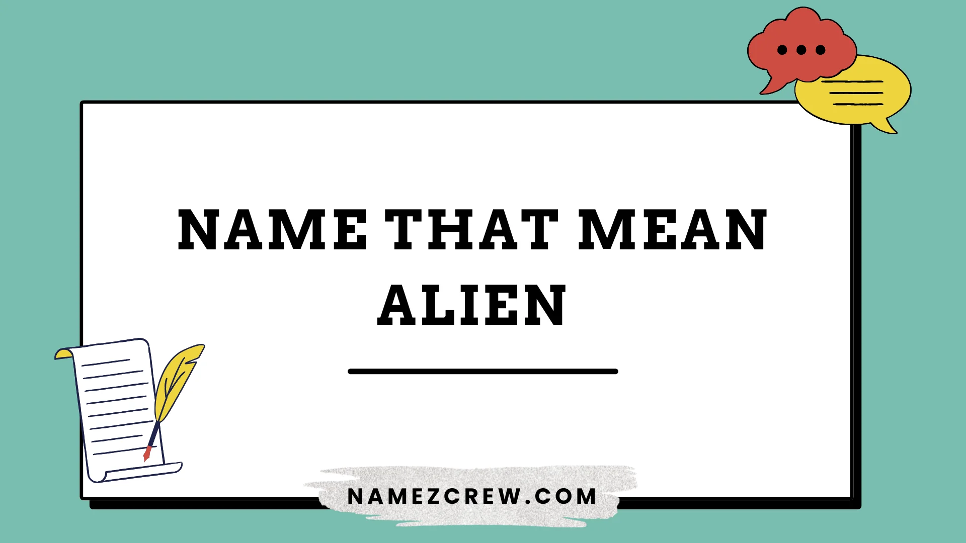 names that mean alien