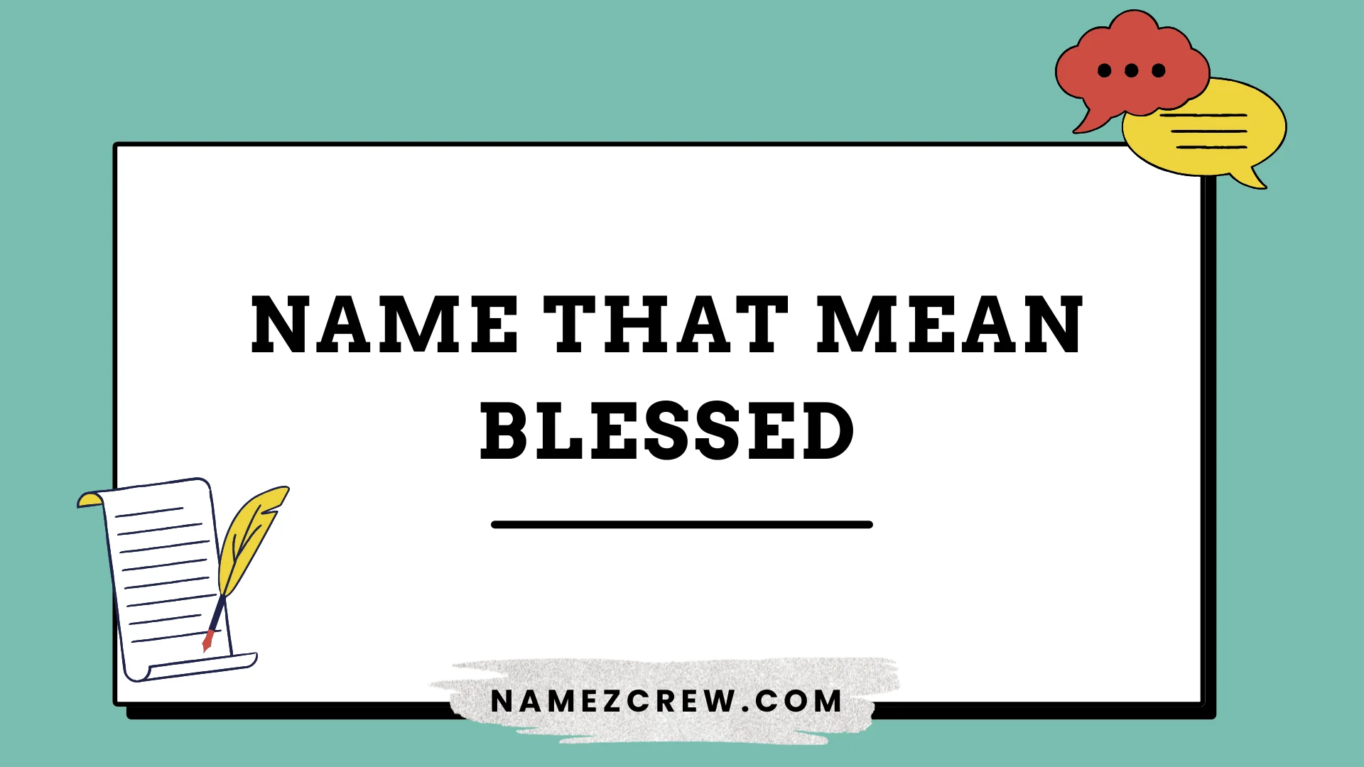names that mean blessed