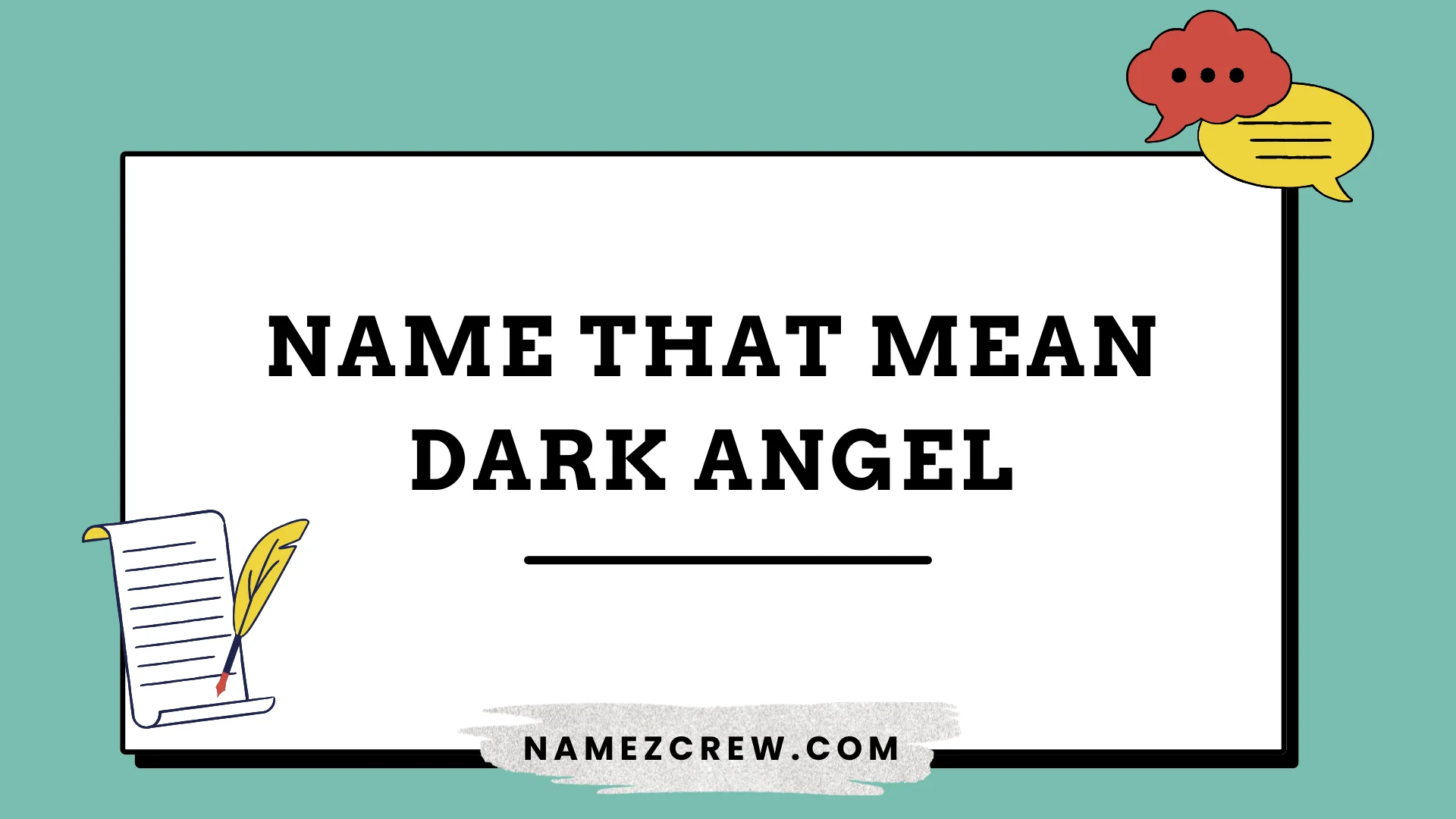 names that mean dark angel