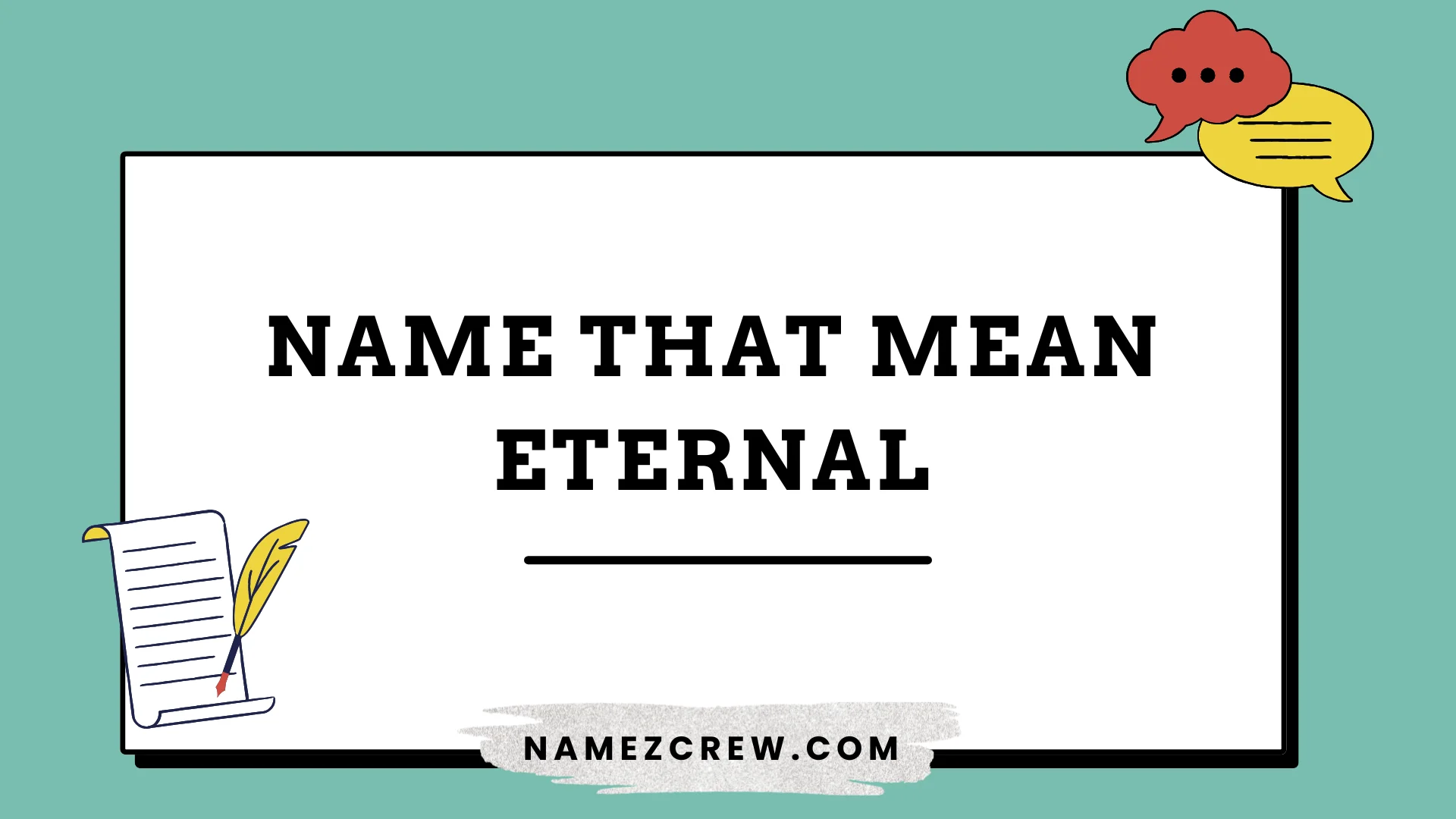 names that mean eternal