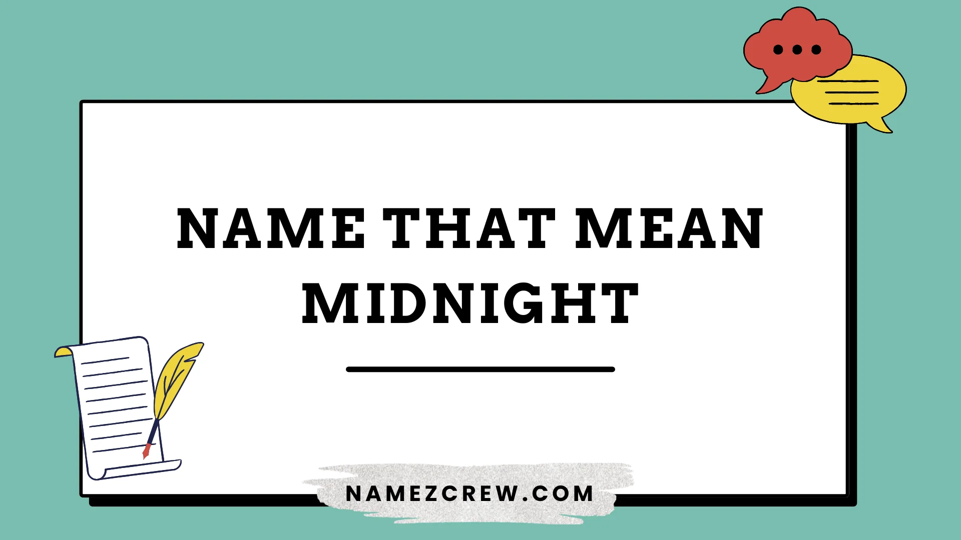 names that mean midnight