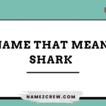 names that mean shark