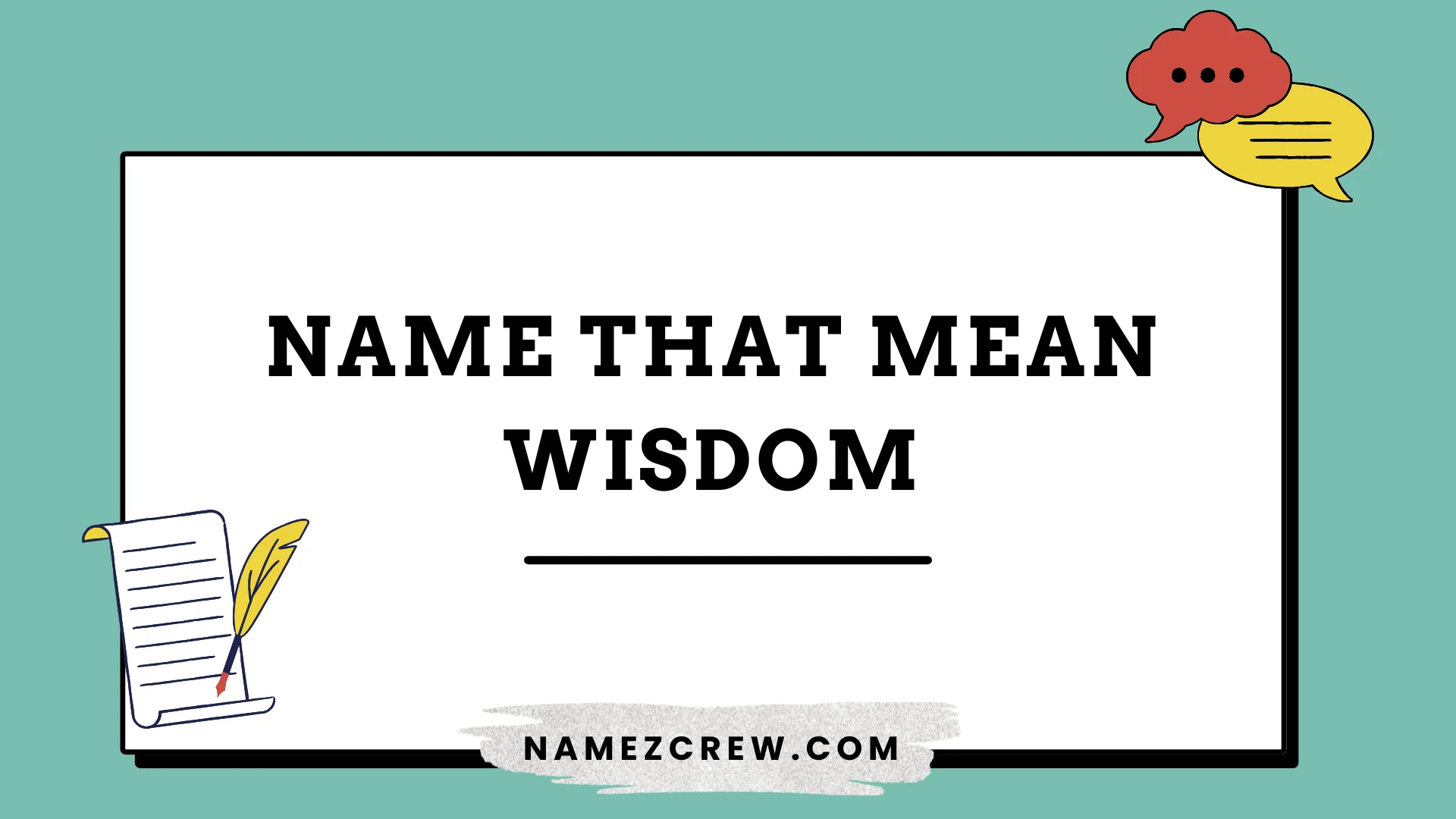 names that mean wisdom